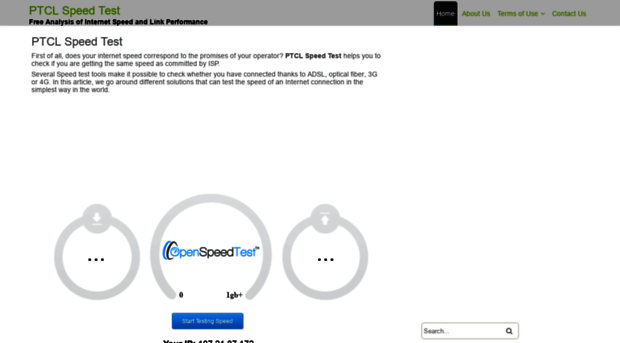 speedtest-ptcl.com