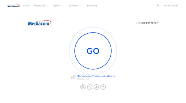 mediacom internet download speed test
