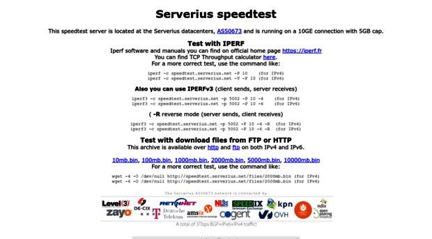 speedtest.serverius.net