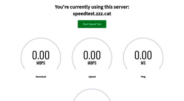 speedtest.zzz.cat