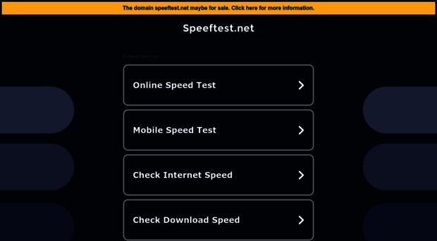 speeftest.net