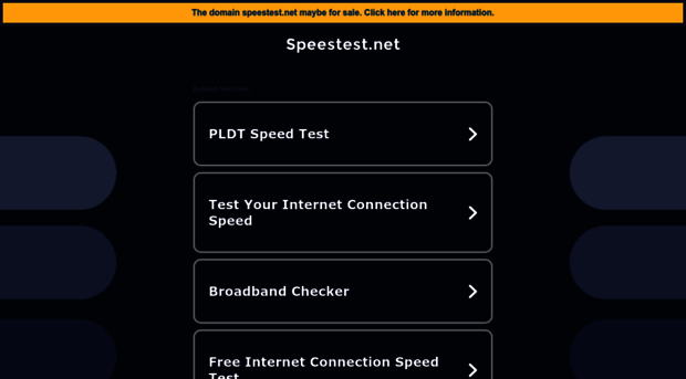 speestest.net