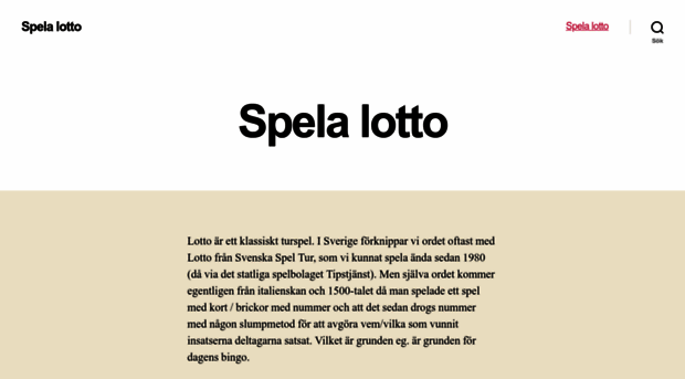 spelalotto.se