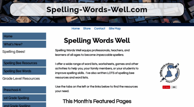 spelling-words-well.com
