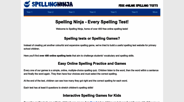 spellingninja.co.uk