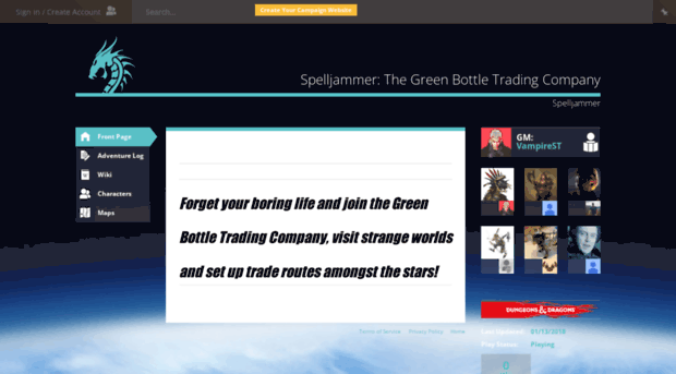 spelljammerthegreenbottletradingcompany.obsidianportal.com