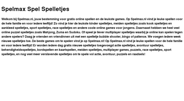 spelmax.nl