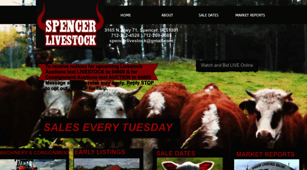 spencerlivestock.com