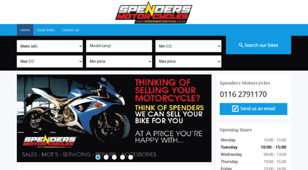 spendersmotorcycles.co.uk