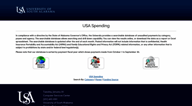 spending.southalabama.edu