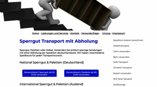 sperrgut-transport.com