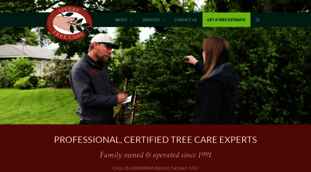 sperrytreecare.com