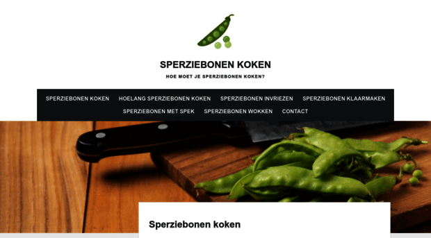 sperziebonenkoken.nl