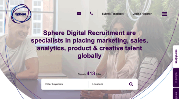 spheredigitalrecruitment.com