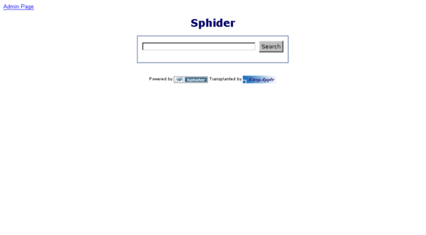 sphider.sinaapp.com