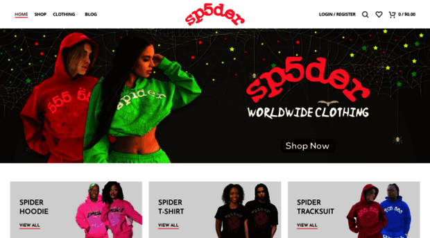 spider555clothing.com