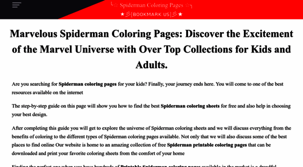 spidermancoloringpages.com