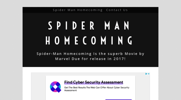 spidermanhomecoming.yolasite.com