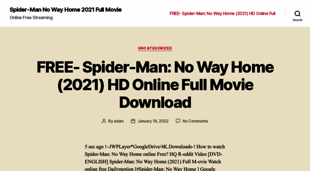 spidermannowayhomemoviehds.unaux.com