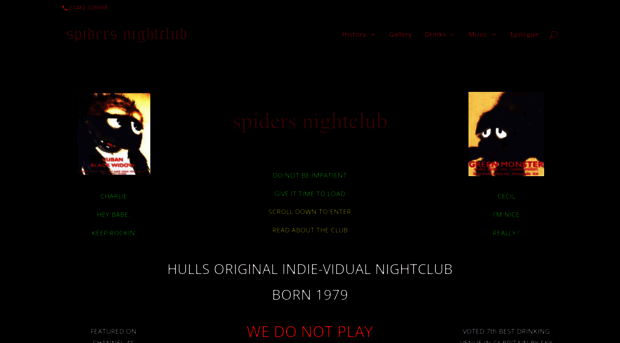 spidersnightclub.com