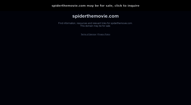spiderthemovie.com