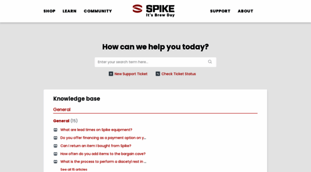 spikebrewing.freshdesk.com