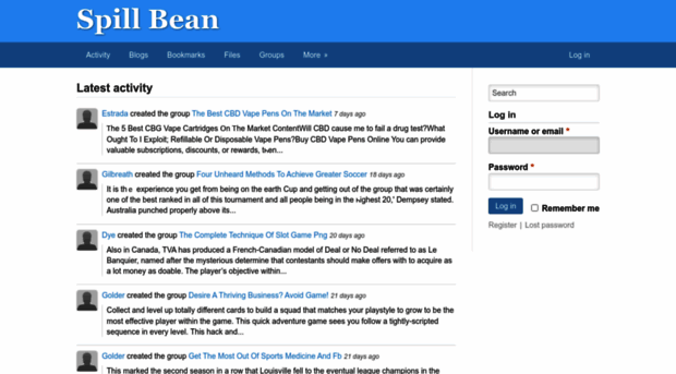 spillbean.in.net