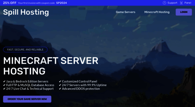 spillhosting.com