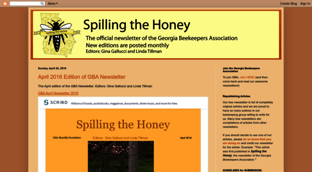 spillingthehoney.blogspot.com