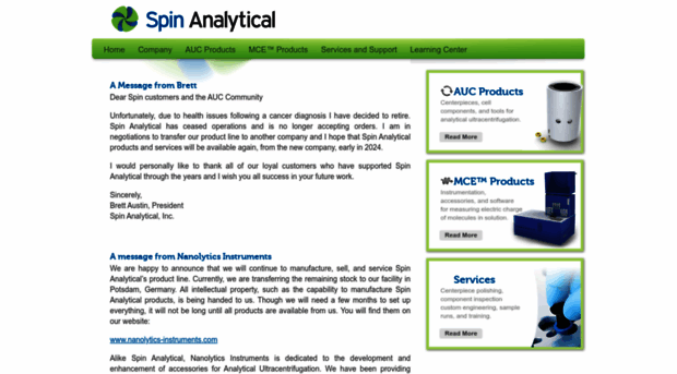 spinanalytical.com