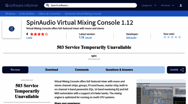 spinaudio-virtual-mixing-console.software.informer.com