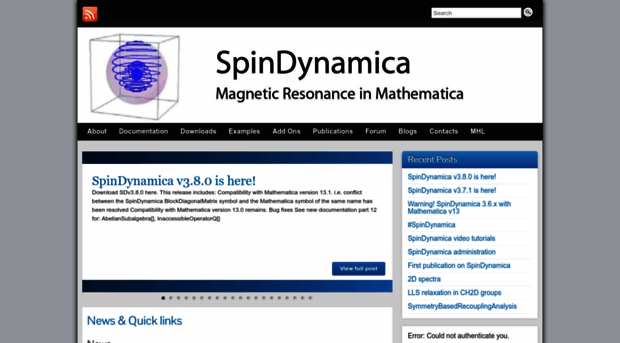 spindynamica.soton.ac.uk