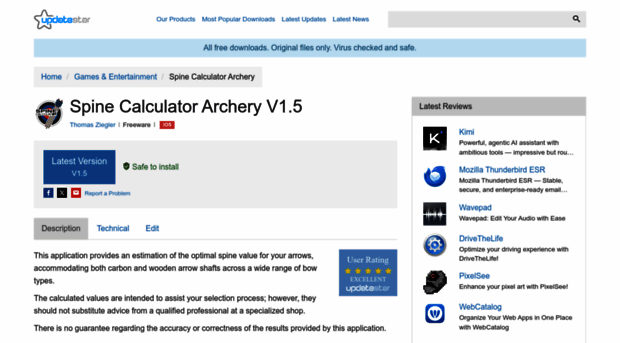spine-calculator-archery.updatestar.com