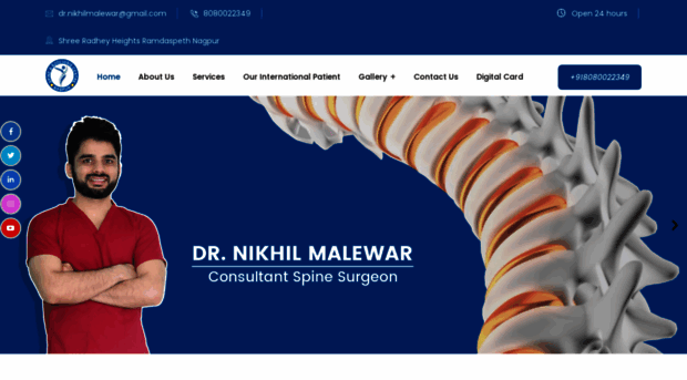 spinesurgeonnagpur.in