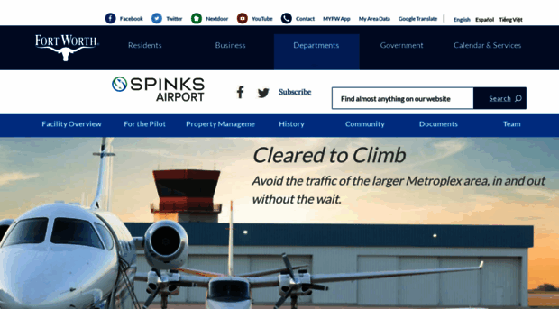 spinksairport.com