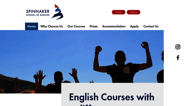 spinnakerschoolofenglish.com