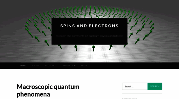 spinsandelectrons.com