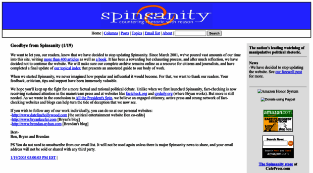 spinsanity.com