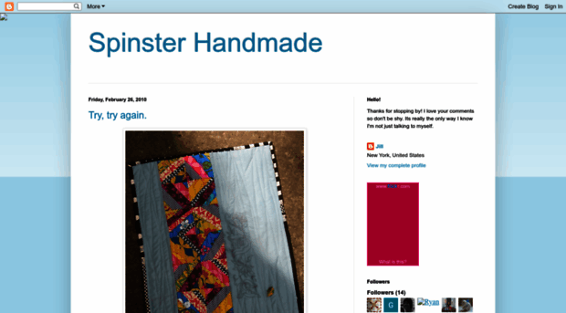 spinsterhandmade.blogspot.com