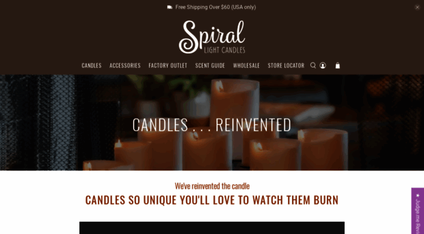 spirallightcandles.com