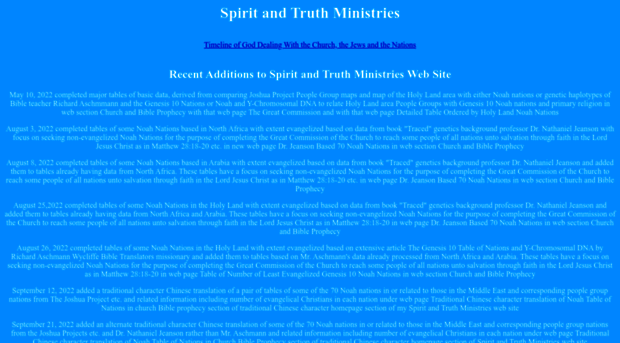 spiritandtruthministries.org