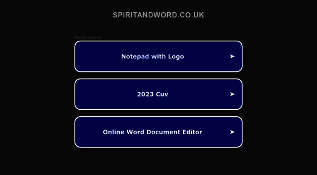 spiritandword.co.uk