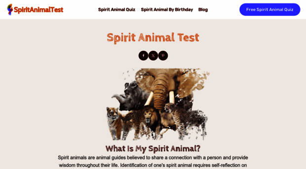 spiritanimaltest.org