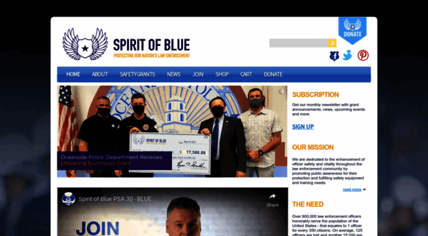 spiritofblue.com