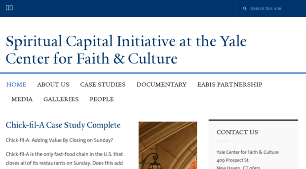 spiritualcapital.yale.edu