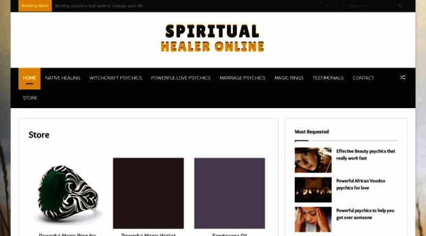 spiritualhealeronline.com