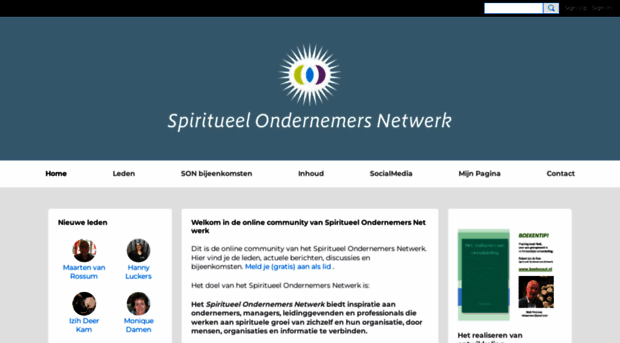 spiritueelondernemersnetwerk.ning.com