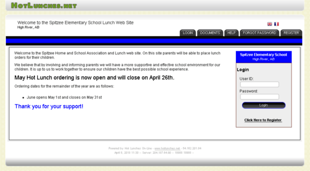 spitzee.hotlunches.net