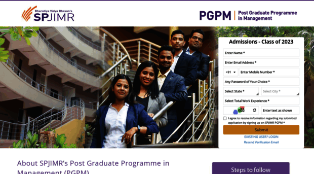 spjimr-pgpm.nopaperforms.com