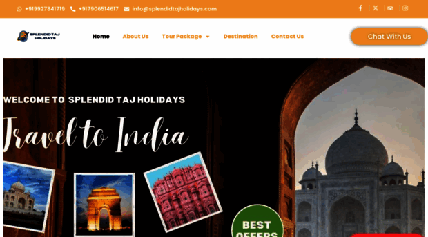 splendidtajholidays.com